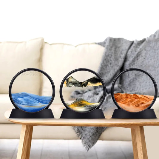 3D Moving Sand Art Lamp, Sand Lamp, Flowing Sand Painting